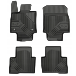 CAR RUBBER FLOOR MATS BLACK TOYOTA RAV4 Automat. (2018-...) NO.77 FROGUM