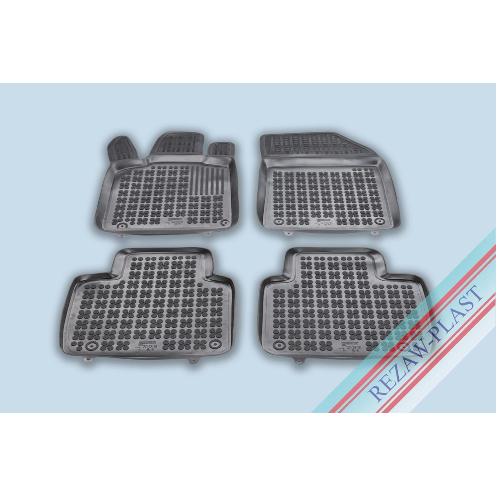 CAR RUBBER FLOOR MATS BLACK PEUGEOT 508 II  (2018-...) 201316