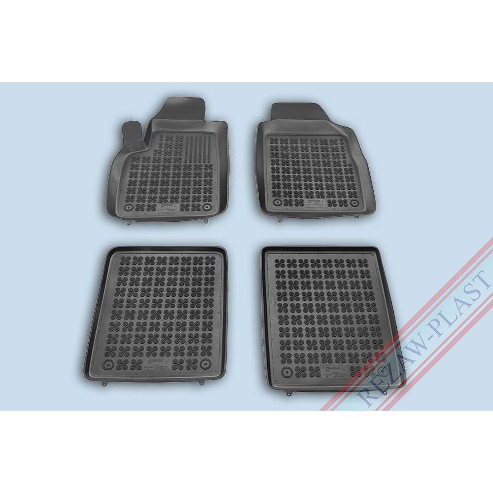 Car rubber floor mats black FIAT PANDA (2003-2011) 201502
