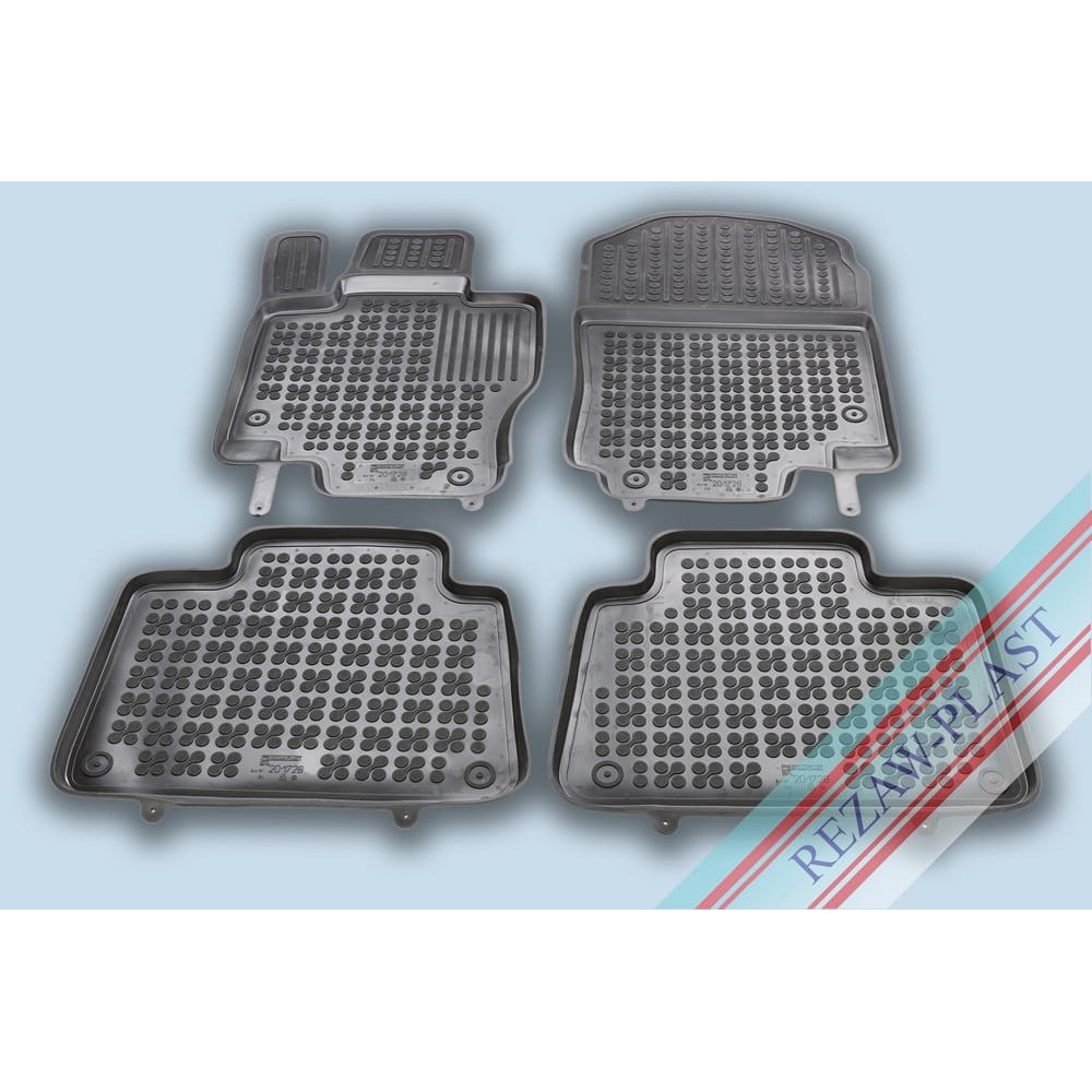 CAR RUBBER FLOOR MATS BLACK MB GLE II Coupe (2020-...) 201728