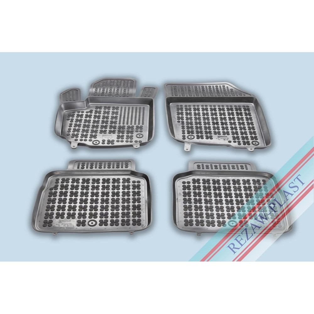 CAR RUBBER FLOOR MATS BLACK SUZUKI SX4 S-CROSS hybrid  (2020-...) 202215