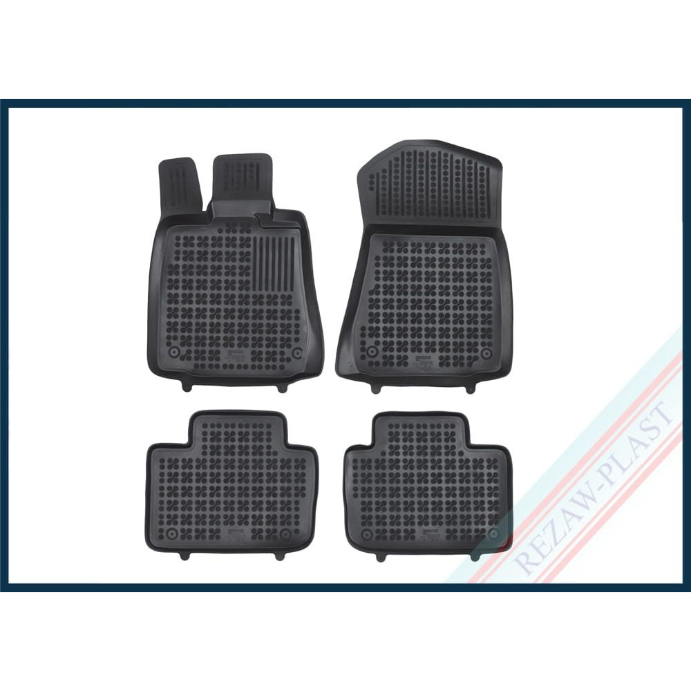 Car rubber floor mats black LEXUS IS III (2013-2020) 202412