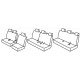 Car seat covers *HARMONY* RENAULT TRAFIC (9s.)(2014-...)