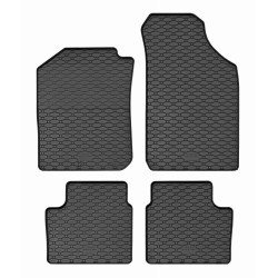Car rubber mats black DACIA SPRING (2021-...) RIGUM 