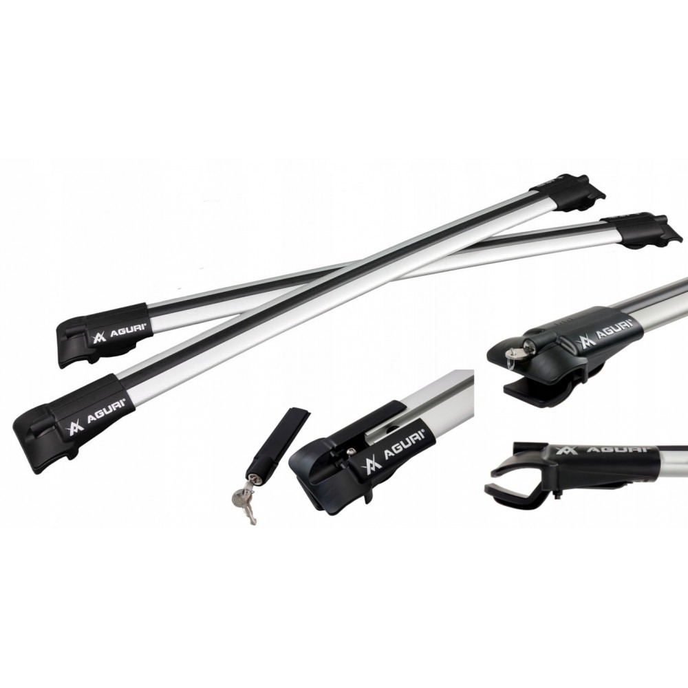 Car roof rack AGURI PRESTIGE MB C-class W204 Combi with roof rails (2007-2014)