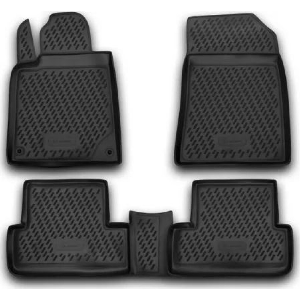 Car rubber mats NISSAN PATHFINDER (2005-2014) NOVLINE