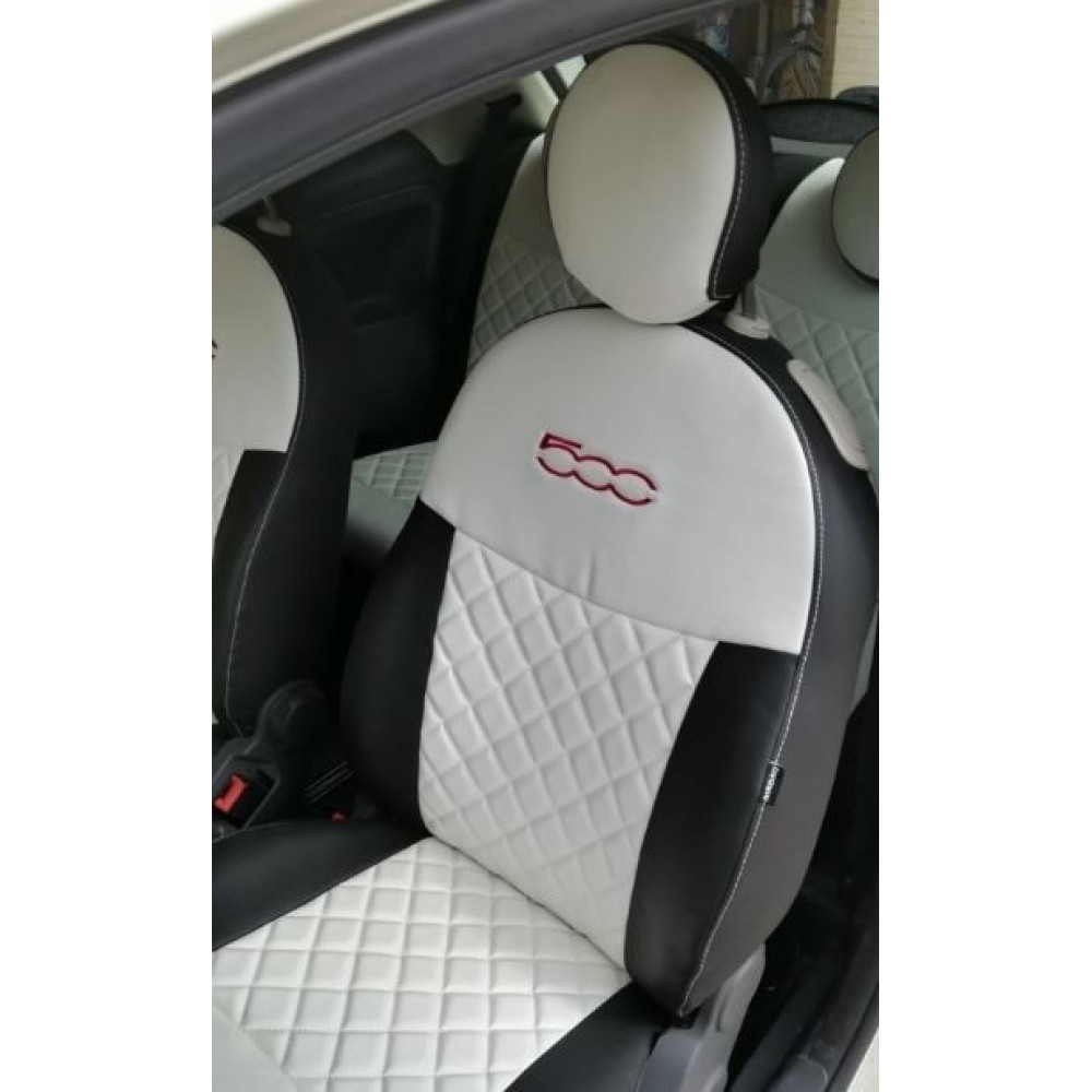 Car seat covers eco leather FIAT 500 Facelift (2015-2022)