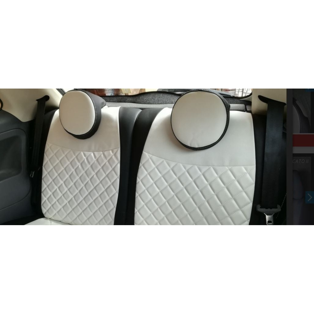Car seat covers eco leather FIAT 500 Facelift (2015-2022)