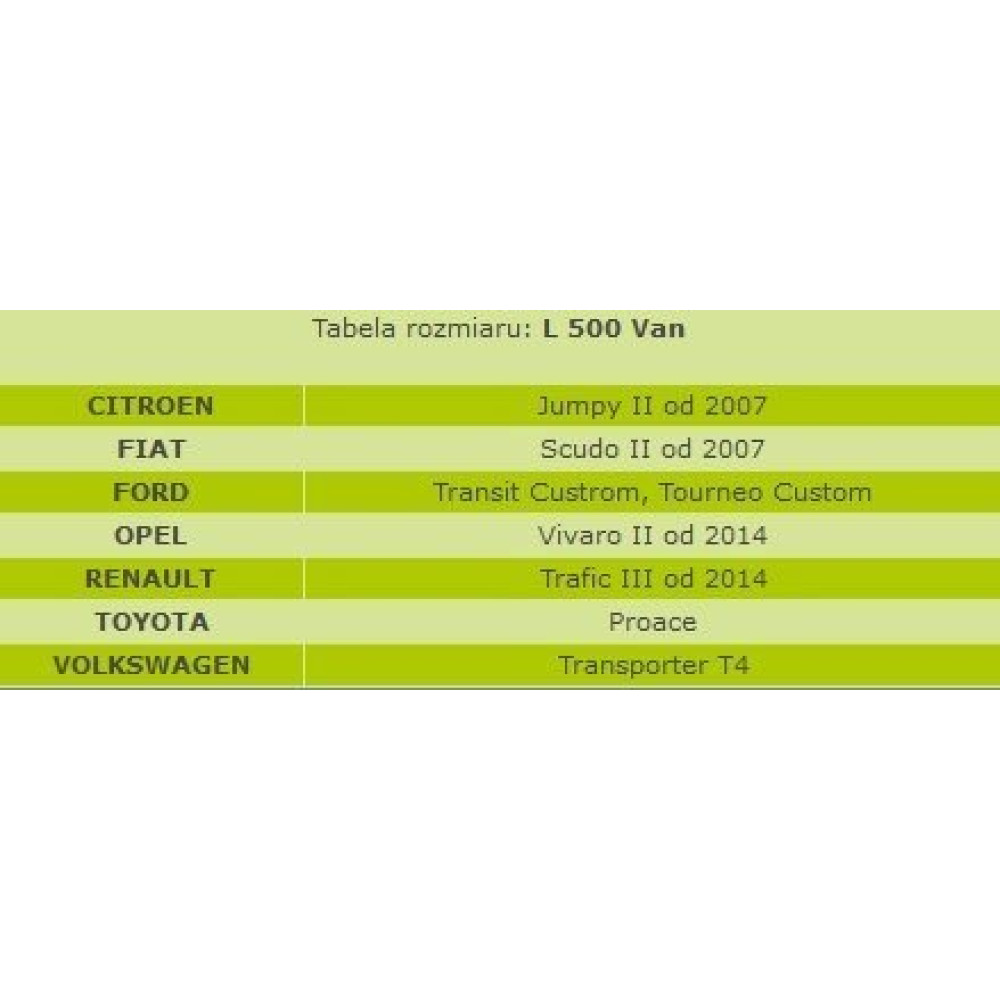 Car cover MOBILE GARAGE *L 500 Van*