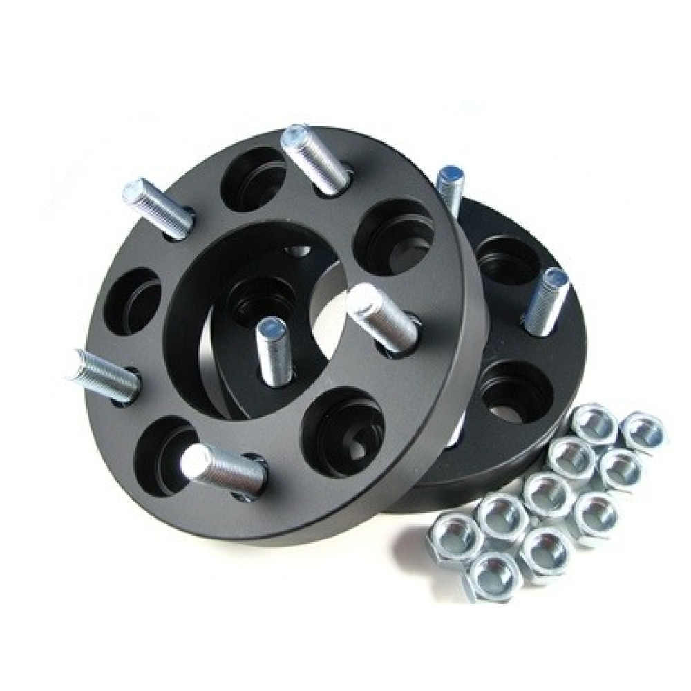 Wheel spacer black with studs 30mm 5x127 71.5/71.5 M14x1.5 (1 pcs.)