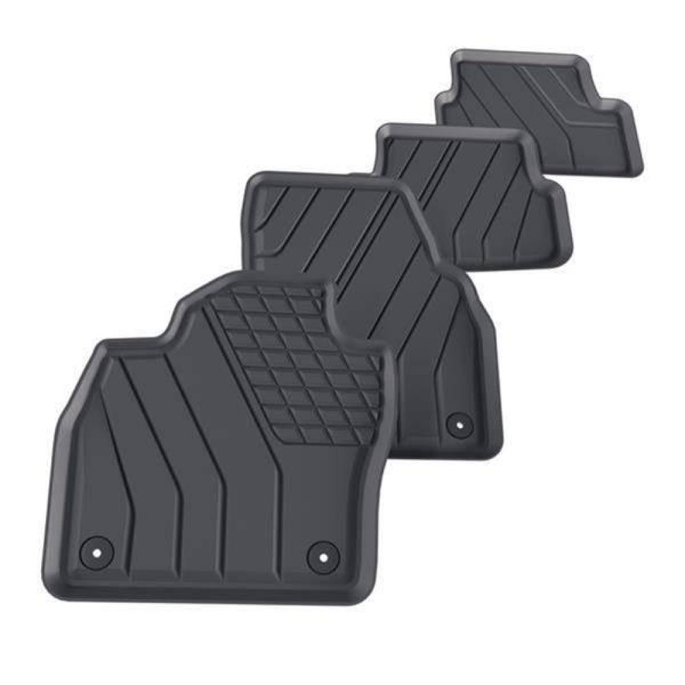 CAR RUBBER MATS VOLKSWAGEN POLO VI (2017-...) AMAL PLAST