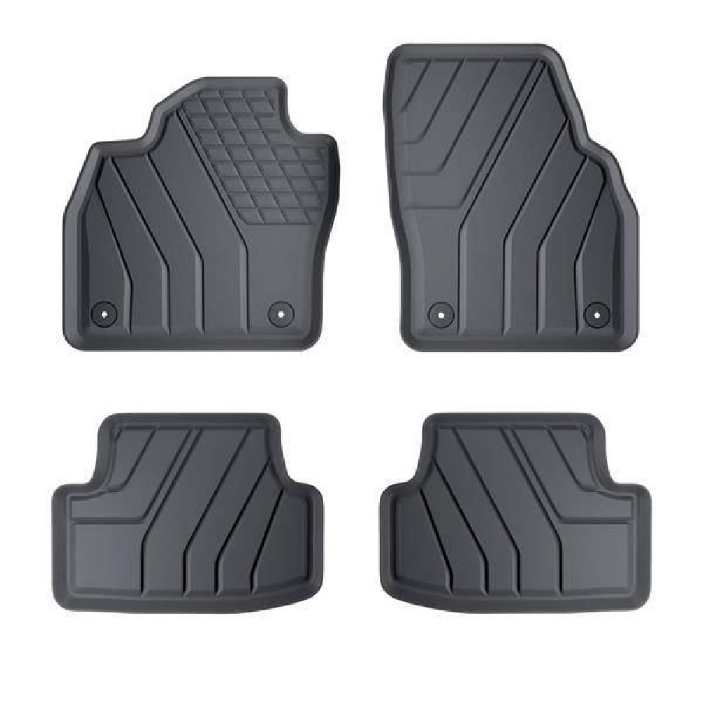 CAR RUBBER MATS VOLKSWAGEN T-CROSS (2018-...) AMAL PLAST
