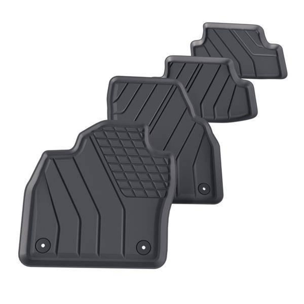 CAR RUBBER MATS VOLKSWAGEN T-CROSS (2018-...) AMAL PLAST