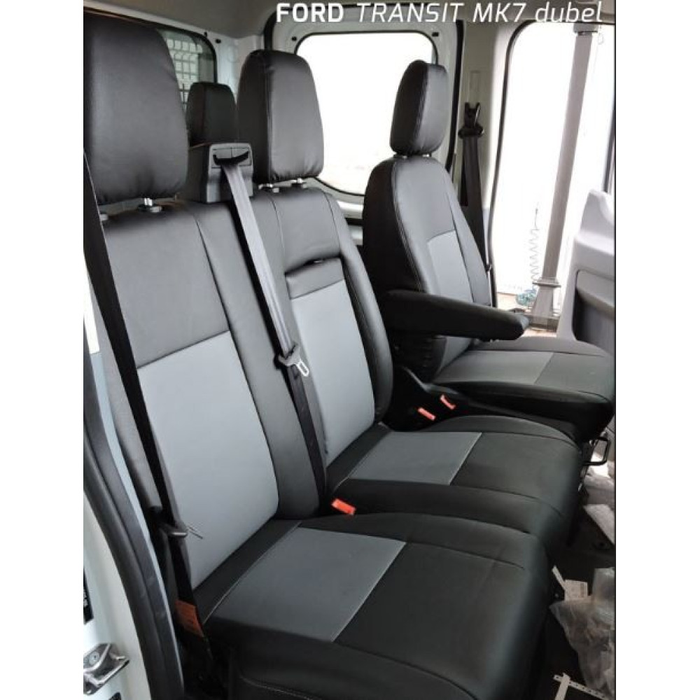 Car seat covers eco leather FORD TRANSIT (1+2)(2014-...)