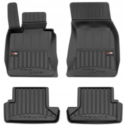 Car rubber floor mats black BMW 6 E64 Cabrio (2003-2011) 3D FROGUM