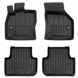 Car rubber floor mats black VW GOLF SPORTSVAN (2014-...) 3D FROGUM
