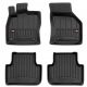 Car rubber floor mats black VW GOLF SPORTSVAN (2014-...) 3D FROGUM