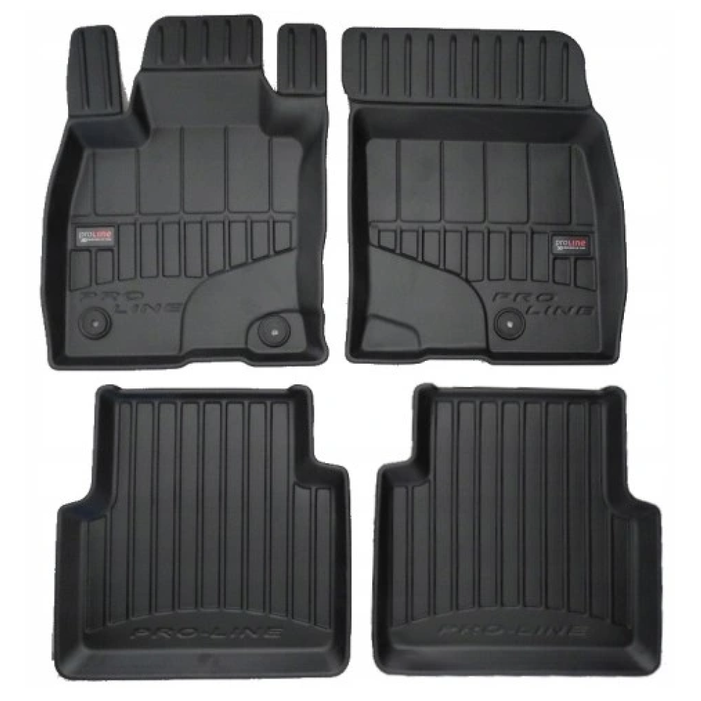 Car rubber floor mats black FORD KUGA III (2020-...) 3D FROGUM