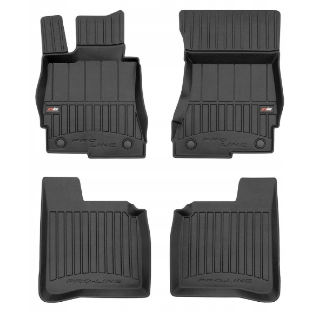 Car rubber floor mats black MB S-class W221 Long (2005-2013) 3D FROGUM