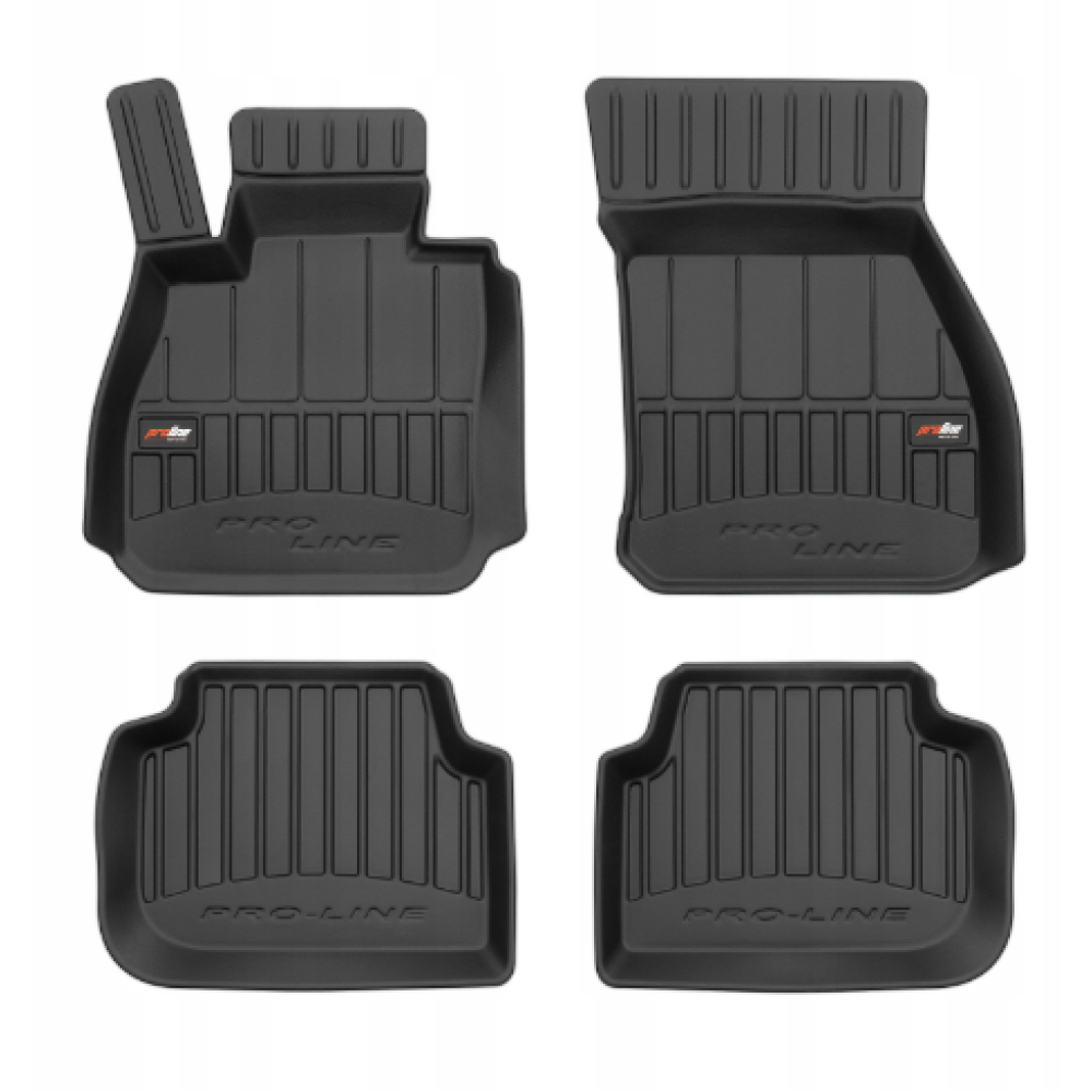 Car rubber floor mats black MINI CLUBMAN II (2017-...) 3D FROGUM