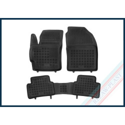 Car rubber floor mats black TOYOTA COROLLA CROSS (2022-...) 201446
