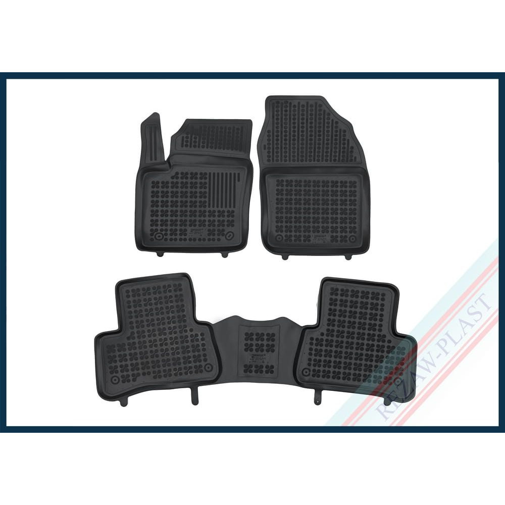 Car rubber floor mats black TOYOTA C-HR II (2023-...) 201451