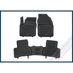 Car rubber floor mats black TOYOTA C-HR II (2023-...) 201451