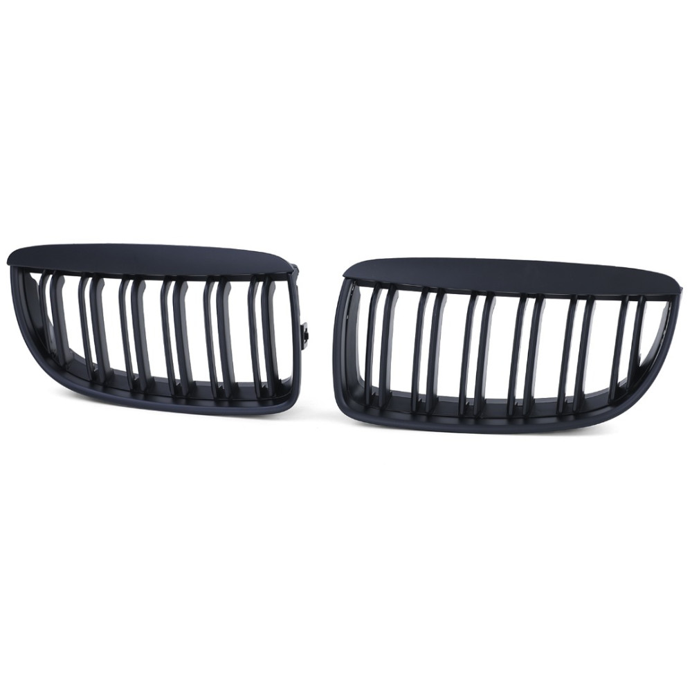 Front grills black matt BMW 3 E90/E91 Pre-facelift Matte Black (2005-2008) 40427