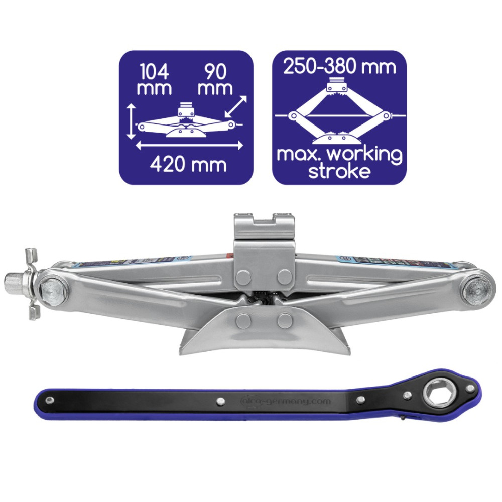 SCISSOR JACK ALCA *AUTOLIFT RATSCHET* 1.5T 436600