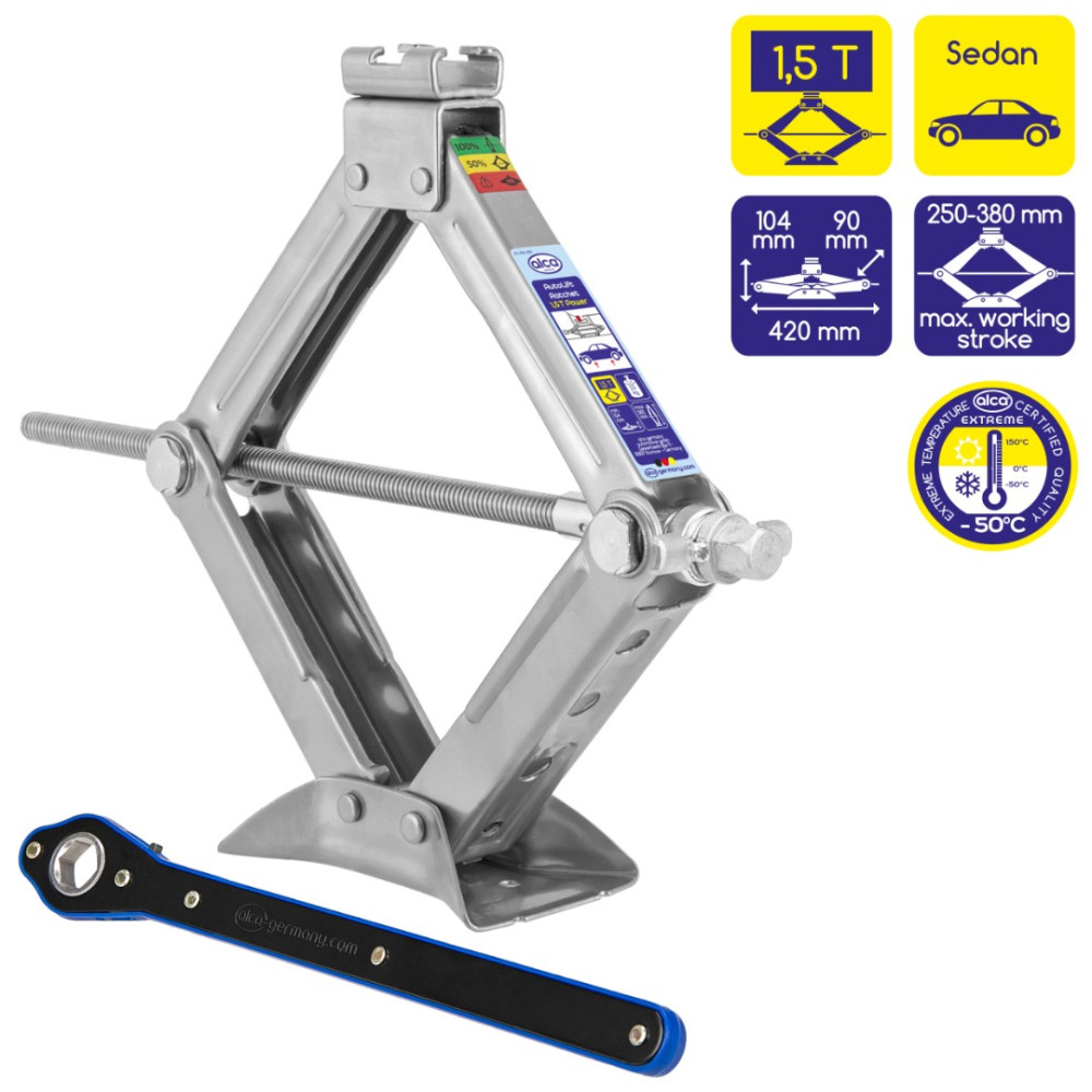 SCISSOR JACK ALCA *AUTOLIFT RATSCHET* 1.5T 436600