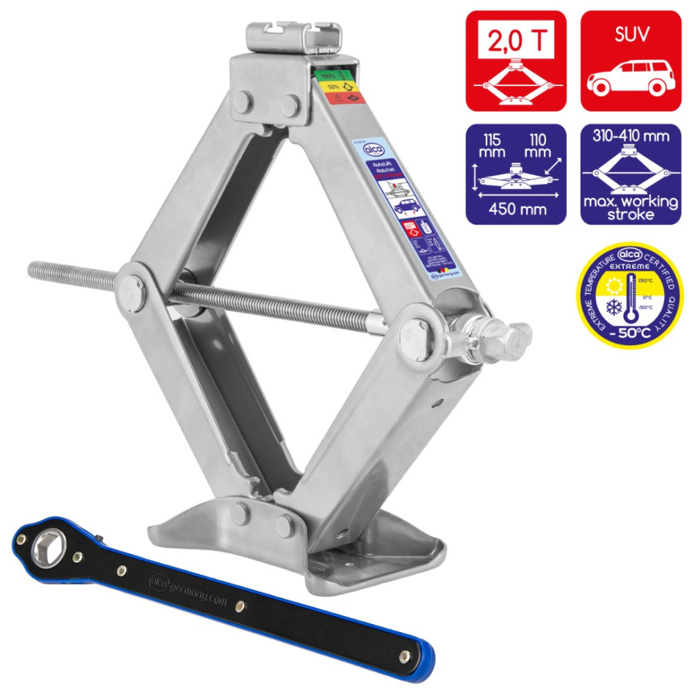 SCISSOR JACK ALCA *AUTOLIFT RATSCHET* 2.0T 436700
