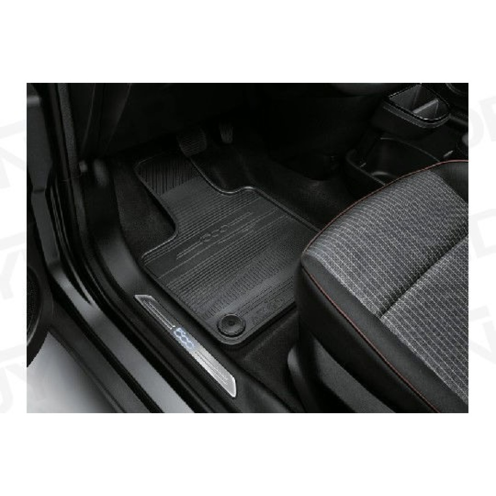 Car OEM rubber mats FIAT 500e Electric (2020-...) 50290341