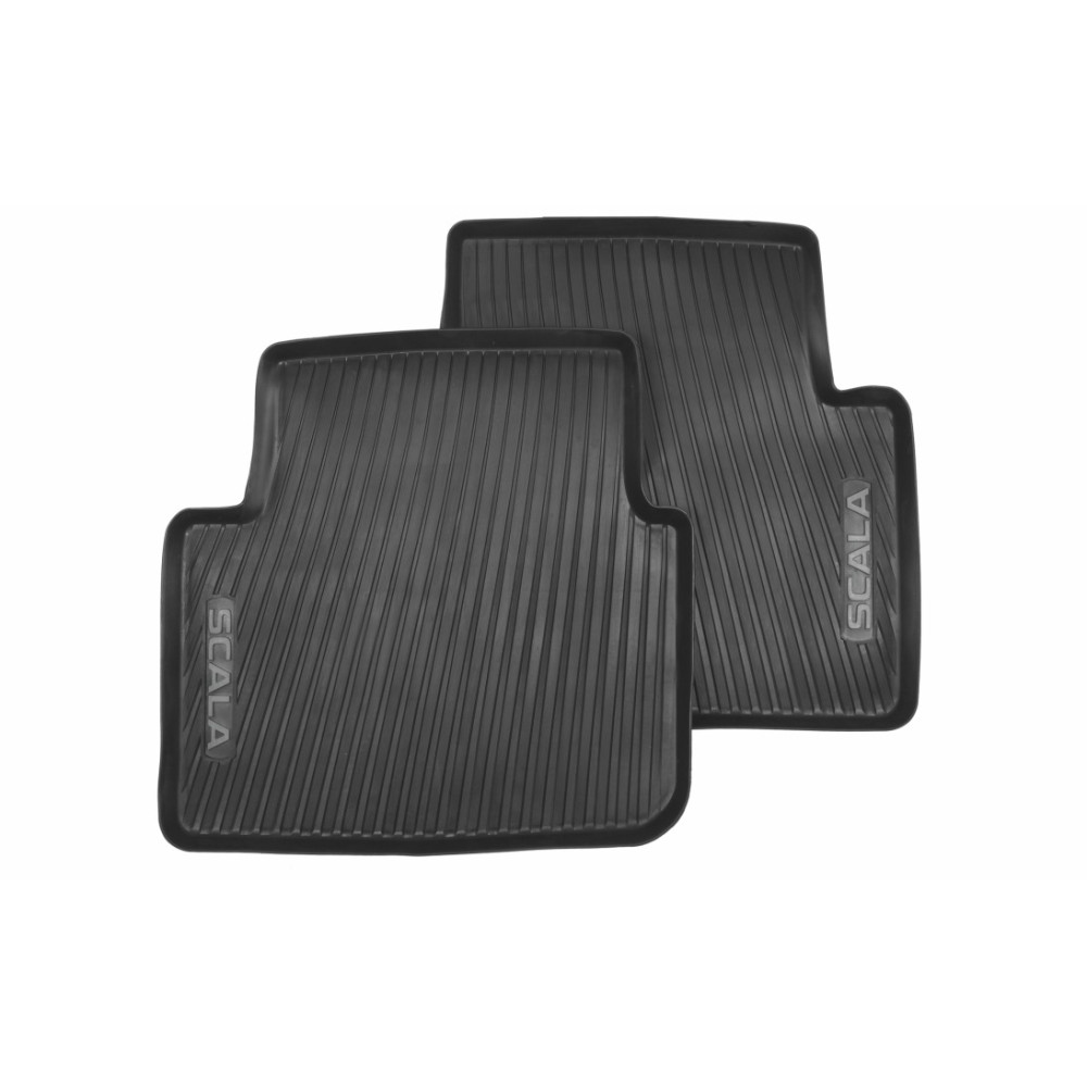 Car OEM rubber mats rear SKODA SCALA (2019-...) 657061512