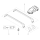 Car roof rack OEM RENAULT CLIO III HB (2005-2012) 7711225006