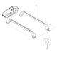 Car roof rack OEM RENAULT LAGUNA III HB (2007-2016) 7711421844