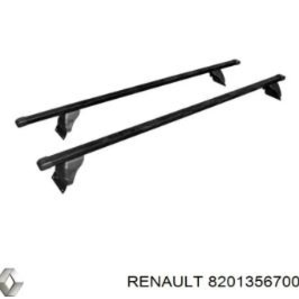 Car roof rack OEM DACIA SANDERO II / LOGAN II (2013-2020) DACIA 8201356700