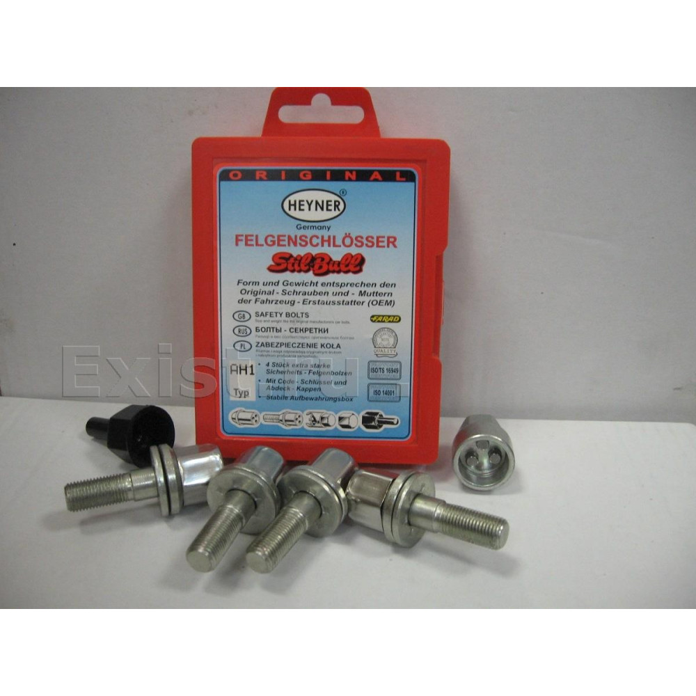 Locking wheel bolt PEUGEOT/ CITROEN 12x1.25x43mm (HEYNER) 856-AH