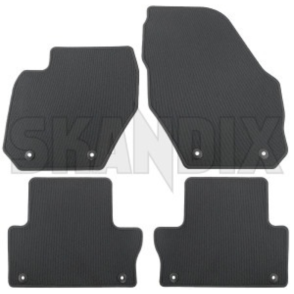 Car OEM textile mats anthracite VOLVO XC60 (2008-2016) 39800562