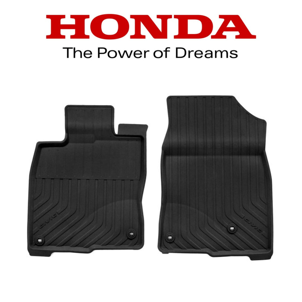 Car OEM rubber mats front HONDA CIVIC (2017-2022) 08P18TEA610A