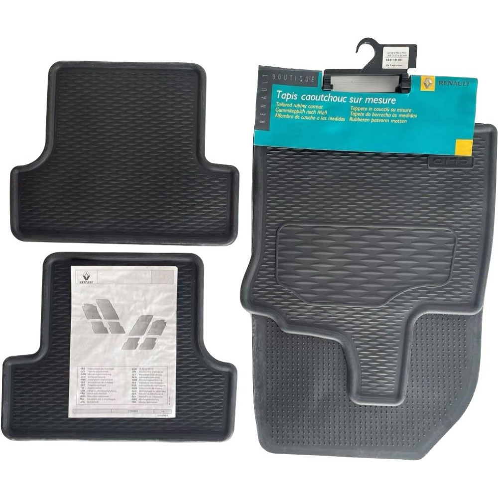 Car OEM rubber mats RENAULT CLIO III (2005-2012) RENAULT 8201151691