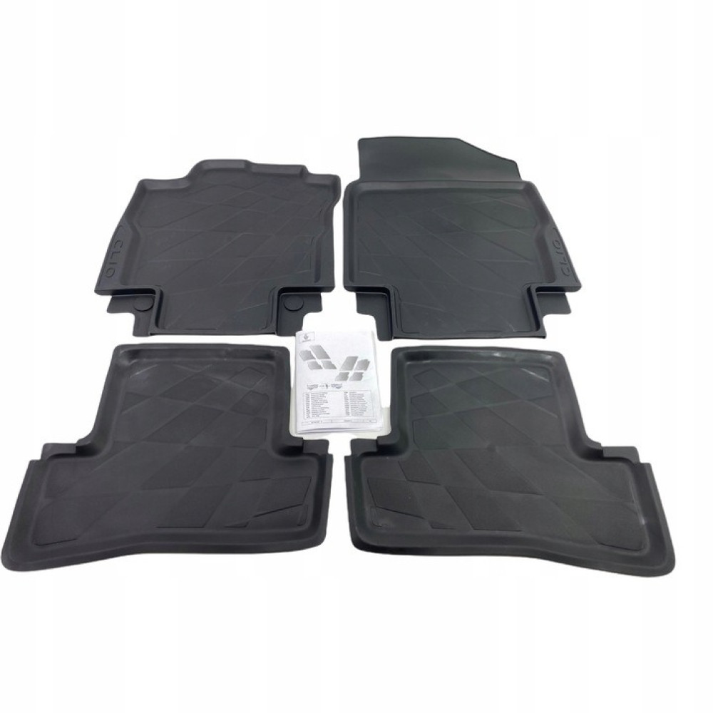 Car OEM rubber mats RENAULT CLIO IV (2012-2019) RENAULT 8201321296