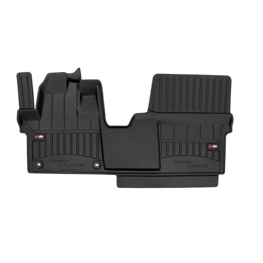 Car rubber floor mats black PEUGEOT EXPERT/TRAVELLER 1st row (2016-...) 3D FROGUM