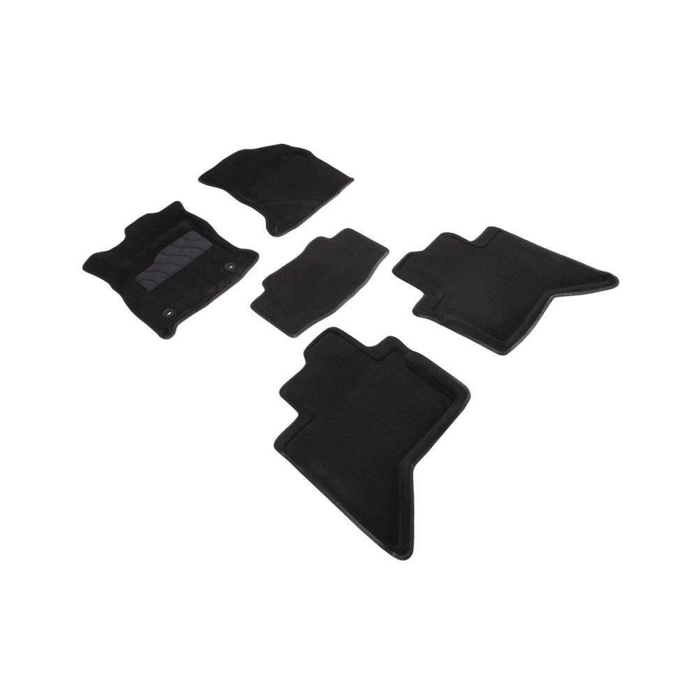 Car textile mats black 3D SEINTEX TOYOTA HILUX (2016-...)