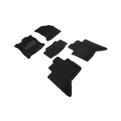 Car textile mats black 3D SEINTEX TOYOTA HILUX (2016-...)