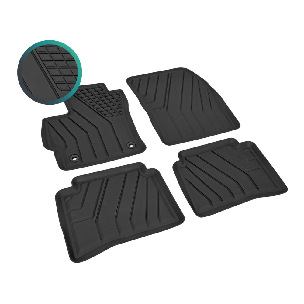 CAR RUBBER MATS TOYOTA COROLLA Sedan/SW (2019-...) AMAL PLAST
