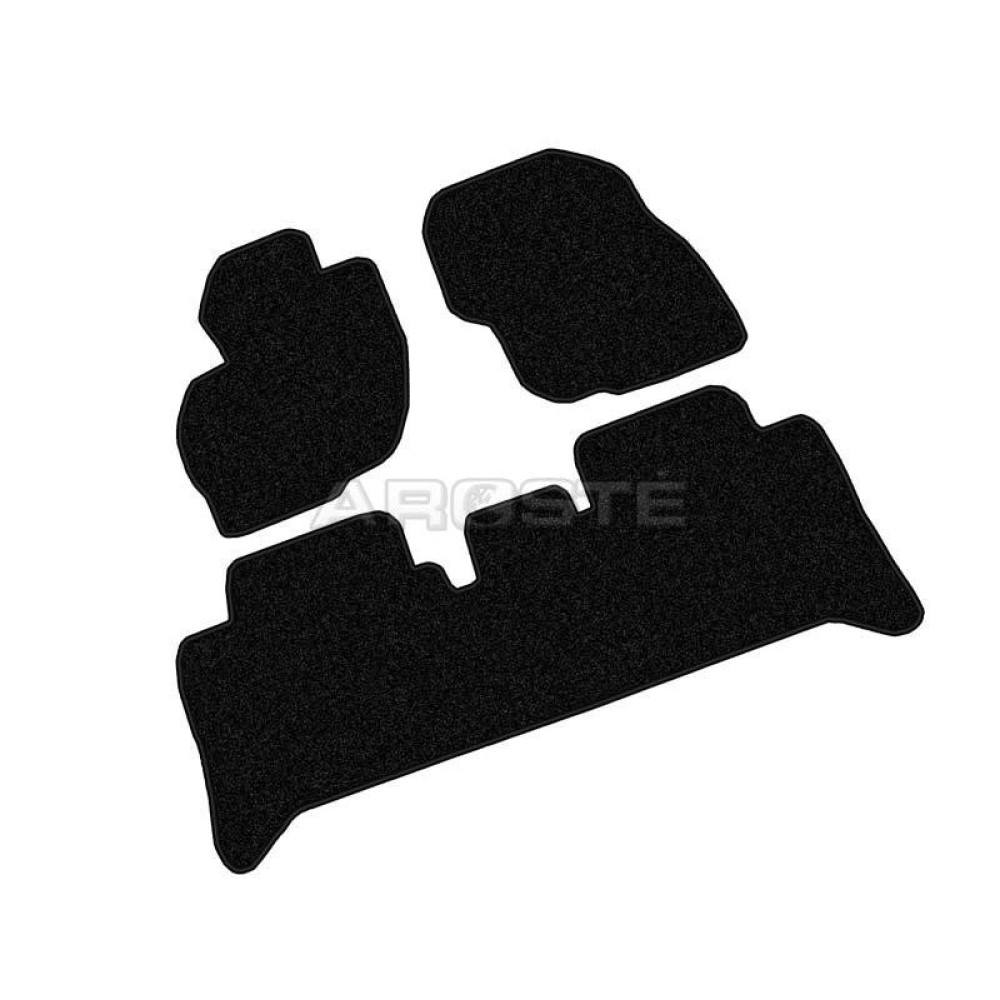 Car textile mats black MITSUBISHI SPACE WAGON (1998-2005) ECONOMIC