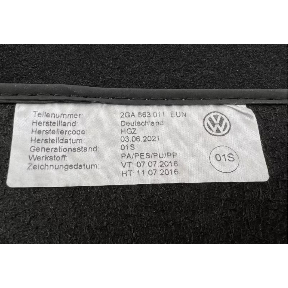 Car OEM textile mats VW T-ROC (2017-...) 2GA863011EUN
