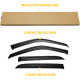 Window visors tape-on BMW 5 E61 Touring (2004-2010) GSC