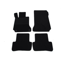 Car textile mats black MB C-class W204 (2007-...) ECONOMIC