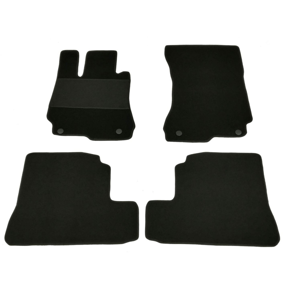 Car textile mats black MB S-class W221 LONG (2006-2013) ECONOMIC
